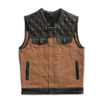 Motorcycle Leather Vest