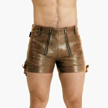 Leather Fashion Shorts
