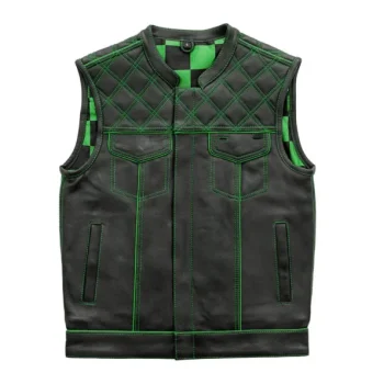Motorcycle Leather Vest